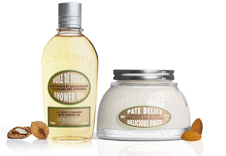 Almond Shower Oil and Delicious Paste - L'Occitane